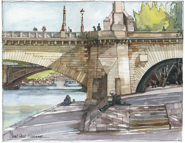 Painter.Pont de la Tournelle.Paris.web