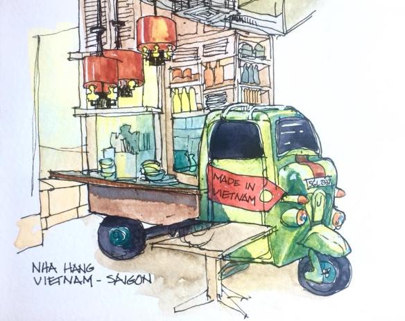 lunch in Saigon, Nha Hang Di Mai